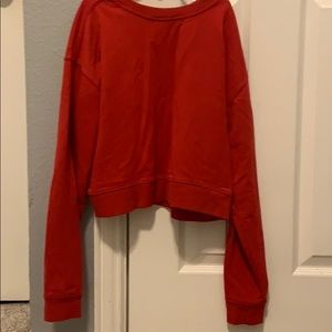 Cropped sweatshirt